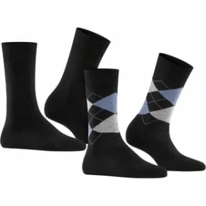 Burlington Everyday Kurzsocken, 2er-Pack, Emblem, Für Damen 36-41 12