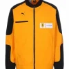 PUMA® Freizeitjacke Ferrari Race Statement Woven Orange/ Schwarz 10