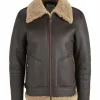 Goosecraft. Lederjacke Mit Teddyfell Ccao 17