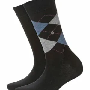 Burlington Everyday Kurzsocken, 2er-Pack, Emblem, Für Damen 36-41 14