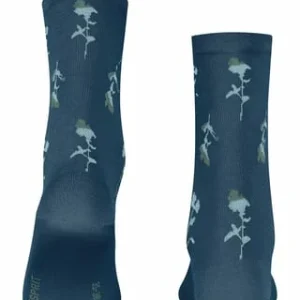 ESPRIT Socken, Floral, Für Damen 6567 VENICE NIGHT 9