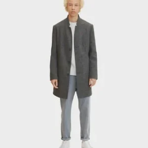 DENIM TOM TAILOR Blazermantel, Dezenter Reverskragen, Für Herren 20065 GREY MELANG 12