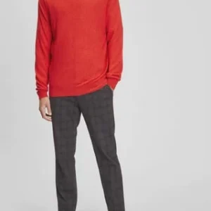 GALERIA Seide/Cashmere Pullover, V-Ausschnitt, Feingerippte Abschlüsse, Für Herren 11 ORANGE 15