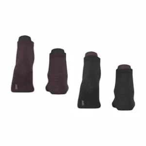 ESPRIT Socken, 2er-Pack, Meliert, Für Damen 10 ANTHRA BAROLO 9