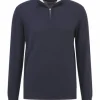 GALERIA Pullover, Langarm, Troyer, Uni, Für Herren Navy 22