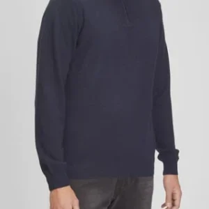 GALERIA Pullover, Langarm, Troyer, Uni, Für Herren Navy 10