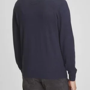 GALERIA Pullover, Langarm, Troyer, Uni, Für Herren Navy 12