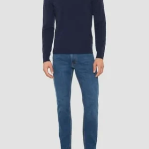 GALERIA Cashmere Pullover, Rundhals, Für Herren NAVY 18