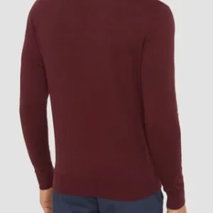 GALERIA Pullover, V-Ausschnitt, Uni, Für Herren BRICK RED 11