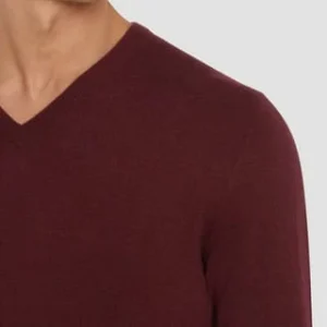 GALERIA Pullover, V-Ausschnitt, Uni, Für Herren BRICK RED 13