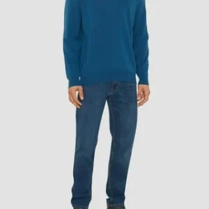 GALERIA Pullover, Rundhals, Uni, Für Herren OCEAN BLUE 15