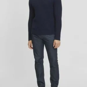 GALERIA Wolle-Cashmere Pullover, Rollkragen, Strickmuster, Für Herren 2 NAVY 12