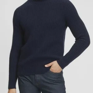 GALERIA Wolle-Cashmere Pullover, Rollkragen, Strickmuster, Für Herren 2 NAVY 16