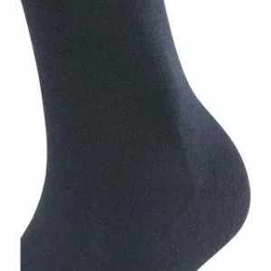 FALKE Softmerino Kniestrümpfe, Merinowolle, Verstärkte Belastungszonen, Für Damen 6379 MARINE 9