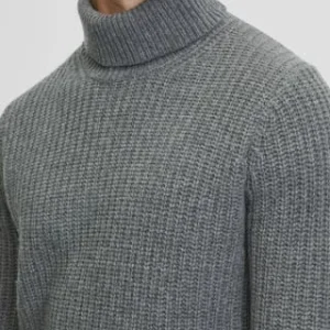 GALERIA Strickpullover, Rollkragen, Kaschmir, Für Herren 4 GREY 12