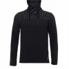 CIPO & BAXX® Pullover Mit Hahnentritt-Muster Black-Anthracite 32