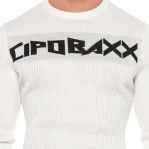 CIPO & BAXX Pullover Mit Coolem Print White 20