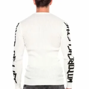 CIPO & BAXX® Pullover Mit Coolem Print White 16