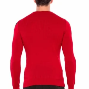 CIPO & BAXX® Strickpullover Mit Marken-Schriftzug Red 19