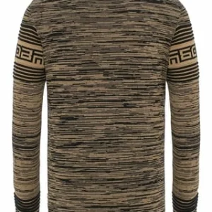 CIPO & BAXX® Strickpullover In Streifenoptik CAMEL 22