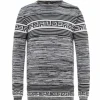 CIPO & BAXX® Strickpullover In Streifenoptik GREY 13