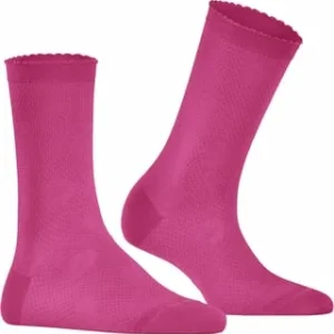 FALKE Grainy Dot Kurzsocken, Wellenkante, Struktur, Für Damen 8676 HOT PINK 13