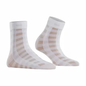 FALKE Kurzsocken, 30 Den, Transparente Einsätze, Für Damen 2040 OFF-WHITE 11