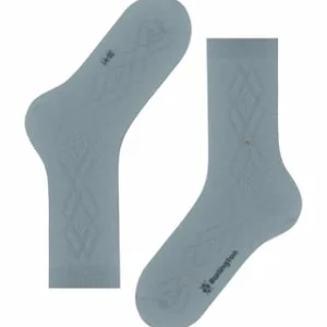 Burlington Socken, Rautenstruktur, Für Damen 3710 BLUE SMOG 15