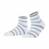 Burlington Socken, “Rib Stripe”, Für Damen 2000 WHITE 17