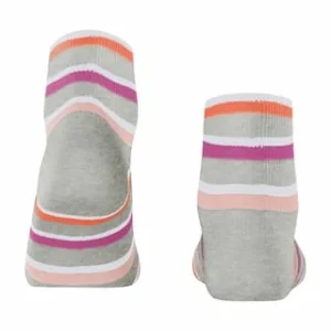 Burlington Socken “Rib Stripe”, Gestreift, Für Damen 3820 STORM GREY 14