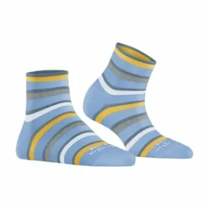 Burlington Socken, “Rib Stripe”, Für Damen 6534 SKY BLUE 9