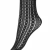 Wolford Kurzsocken, Lochmuster, Für Damen 7005 BLACK 5