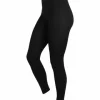 Normani® 3 Stück Thermoleggings Double Seam Mit Weichem Innenfleece Schwarz 11