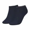 TOMMY HILFIGER Sneakersocken, 2er-Pack, Gerippt, Für Damen 004 NAVY 8