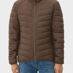 S.Oliver Red Label Steppjacke, Stehkragen, Für Herren 8818 BROWN 8