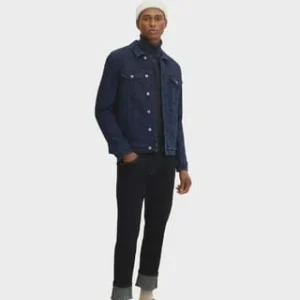 TOM TAILOR Jacke, Knopfleiste, Uni, Für Herren 10120 USED DARK S 14