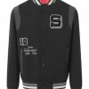 Strellson Sweatjacke, Stickereien, Knopfleiste, Für Herren 001 BLACK 20