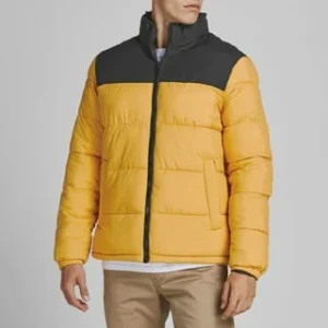 ORIGINALS By JACK & JONES Steppjacke, Vielfältige Reißverschlusstaschen, Stehkragen, Für Herren Gelb 10