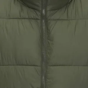 ESPRIT Steppweste, Stehkragen, Für Herren E355 DARK KHAKI 15