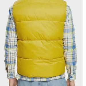 ESPRIT Steppweste, Stehkragen, Für Herren E765 DUSTY YELLOW 12