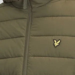 Lyle & Scott Steppjacke, Kapuze, Für Herren W485 OLIVE 13