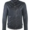 Gipsy® Lederjacke, Stehkragen, Für Herren NAVYBLACK1 13