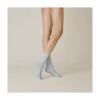 KUNERT SENSUAL COTTON Kurzsocken, Uni, Elastikbund, Für Damen 6500 SMOKE-BLUE 8