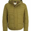 S.Oliver Red Label Steppjacke, Stehkragen, Reißverschluss, Für Herren 7712 GREEN 7