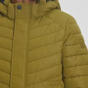 S.Oliver Red Label Steppjacke, Stehkragen, Reißverschluss, Für Herren 7712 GREEN 16