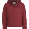 S.Oliver Red Label Steppjacke, Stehkragen, Reißverschluss, Für Herren 3877 RED 7