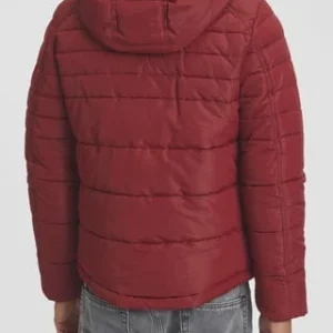 S.Oliver Red Label Steppjacke, Stehkragen, Reißverschluss, Für Herren 3877 RED 14