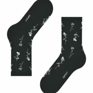 ESPRIT Socken, Floral, Für Damen 3000 BLACK 11