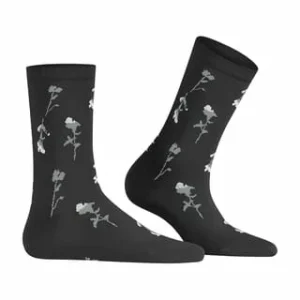 ESPRIT Socken, Floral, Für Damen 3000 BLACK 15